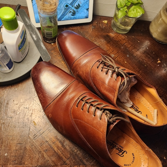 Florsheim Brown Men's 13 wide - Picture 3 of 6